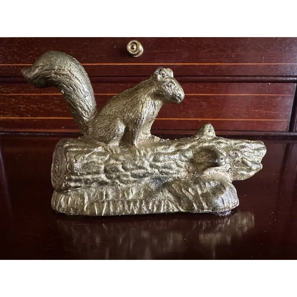 Vintage Brass Squirrel